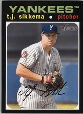 2020 Topps Heritage Minors #111 T.J. Sikkema - BB