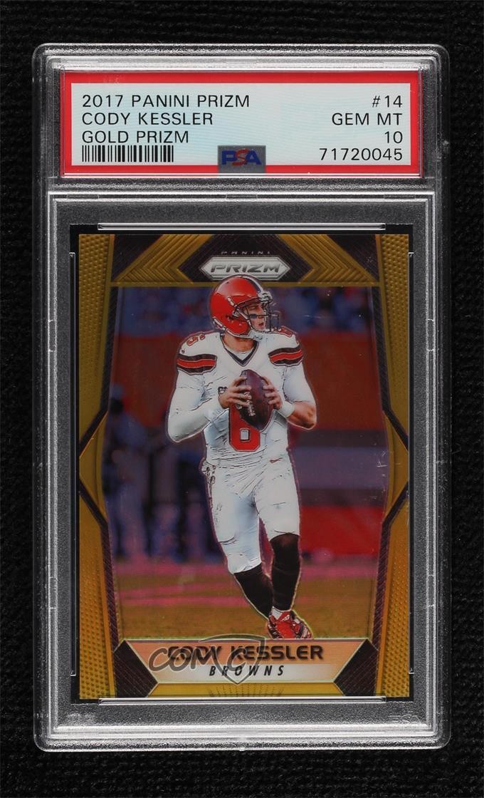 2017 Panini Prizm Gold Prizm 5/10 Cody Kessler #14 PSA 10 GEM MT 4f5