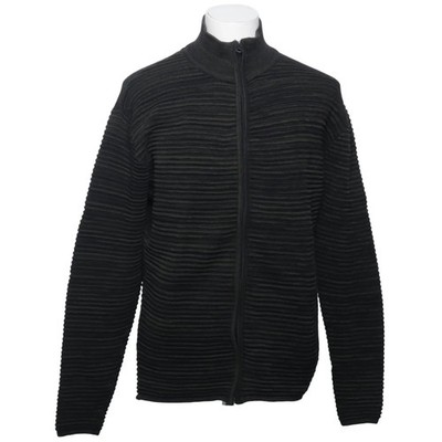 Izco, Strickjacke, Herren, Größe: XXL, Grau, Baumwolle, Streifen #tiB