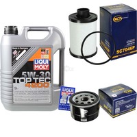 Inspektionskit Filter Liqui Moly ÖL 5L 5W-30 FüR Fiat Idea 350_ 1.9 Jtd Lancia