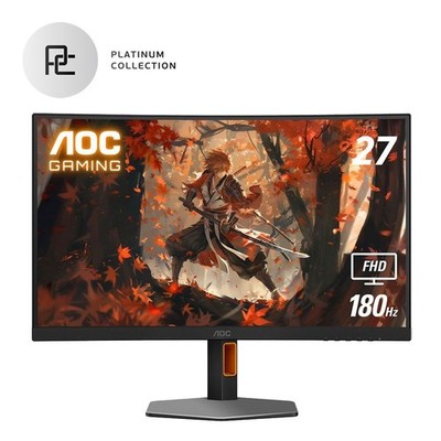 AOC C27G4M 27'' Full HD (1920 x 1080) 180Hz Curved Screen Gaming Monitor