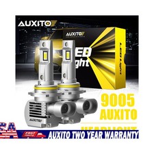 AUXITO 2x 9005 HB3 LED Headlight Beam Bulbs High For 1998-07 Toyota Landcruiser