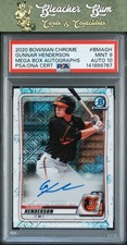 2020 Bowman Chrome Mega Box Gunnar Henderson Auto PSA 9 Auto 10