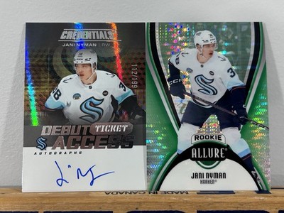 2025 UD Credentials Debut Ticket Access /199 Jani Nyman Rookie Auto + BONUS RC