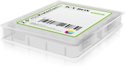 ICY BOX IB-AC6251 Einfaches Schutzgehäuse aus Kunststoff für 2,5" (6,35 cm) HDD/ - Photo 2/5