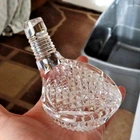 Vintage Waterford Crystal Glass Golf Driver Club Head Paperweight 5" Waffle MINT