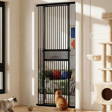 Extra Tall Cat Gate 49"-86" Adjustable Height Tall Pet Gate Doorways/Hallways W/