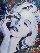 Marilyn Monroe Picture on Stretched Canvas, Wall Art Décor, Ready to Hang!