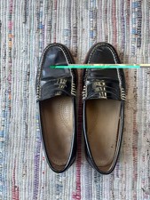 GH Bass Weejuns Black Leather Penny Loafers Womens Size 6.5