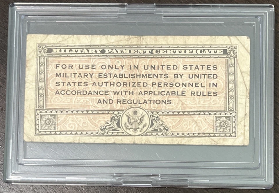 United States Military Currency. Series 461. 50 cents Note - Image 2 of 2