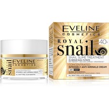 Image of Eveline Royal Snail Day Night Anti Age Cream 40+ 50 Ml Mature Skin Peptides