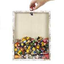 12x16 Large Shadow Box Frame with Top Loading, HD Glass Window and Slot - Mem...