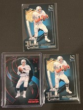 Dan Marino 2025 Panini Silhouette #71 RED /75 + (2x) Hand Crafted Die Cut