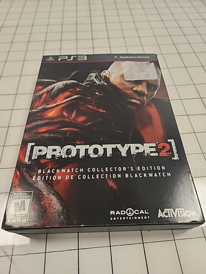 Prototype 2 Blackwatch Collector's Edition [COMPLETE] PlayStation 3 PS3 30965