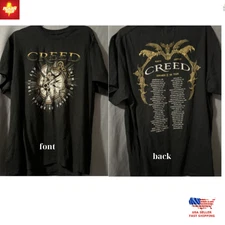 Trending Vintage Creed Shirt Mens Extra Large 1999 Tour Band Rock Concert Tee