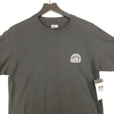 Reef Dome Logo Short Sleeve Crew Neck Shirt Mens Small NWT Fishing Surf Beach
