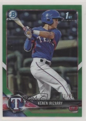 2018 Bowman Draft Chrome Green Refractor 71/99 Kenen Irizarry #BDC-140 0q3
