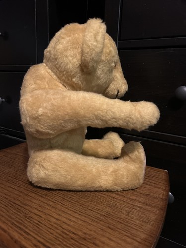 Vintage Karussell Teddybär verbunden Mohair 18 Zoll kalte Augen Glas?? - Bild 9 von 21