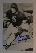 George McAfee Signed Radnor Graphic Art Card RGA HOF Postcard Autographed #21
