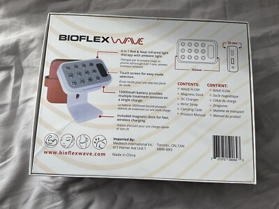 BIOFLEX Wave Flow Portable Red Light Therapy Device | eBay UK