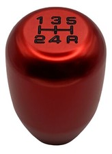 roter T2 Schaltknauf 5 Gang Schwarz für Peugeot 107 108 2005-2021