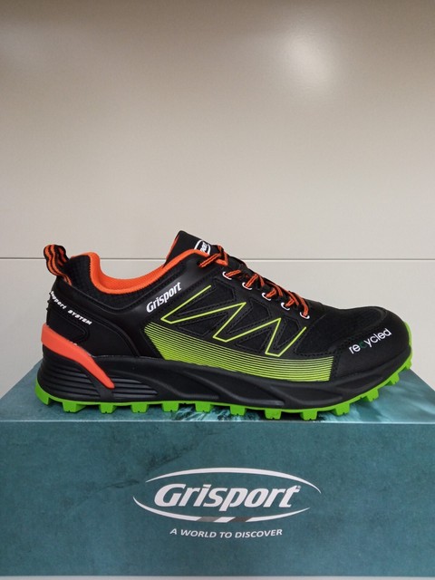 Scarpa Uomo Trekking GRISPORT - 81001 - Nero/Verde - n. 40 42 43 44 45 Scarpa Uomo Trekking GRISPORT - 81001 - Nero/Verde - n. 40 42 43 44 45