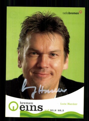 Lutz Hanker Bremen One Autograph Card Original Signed # BC 218723