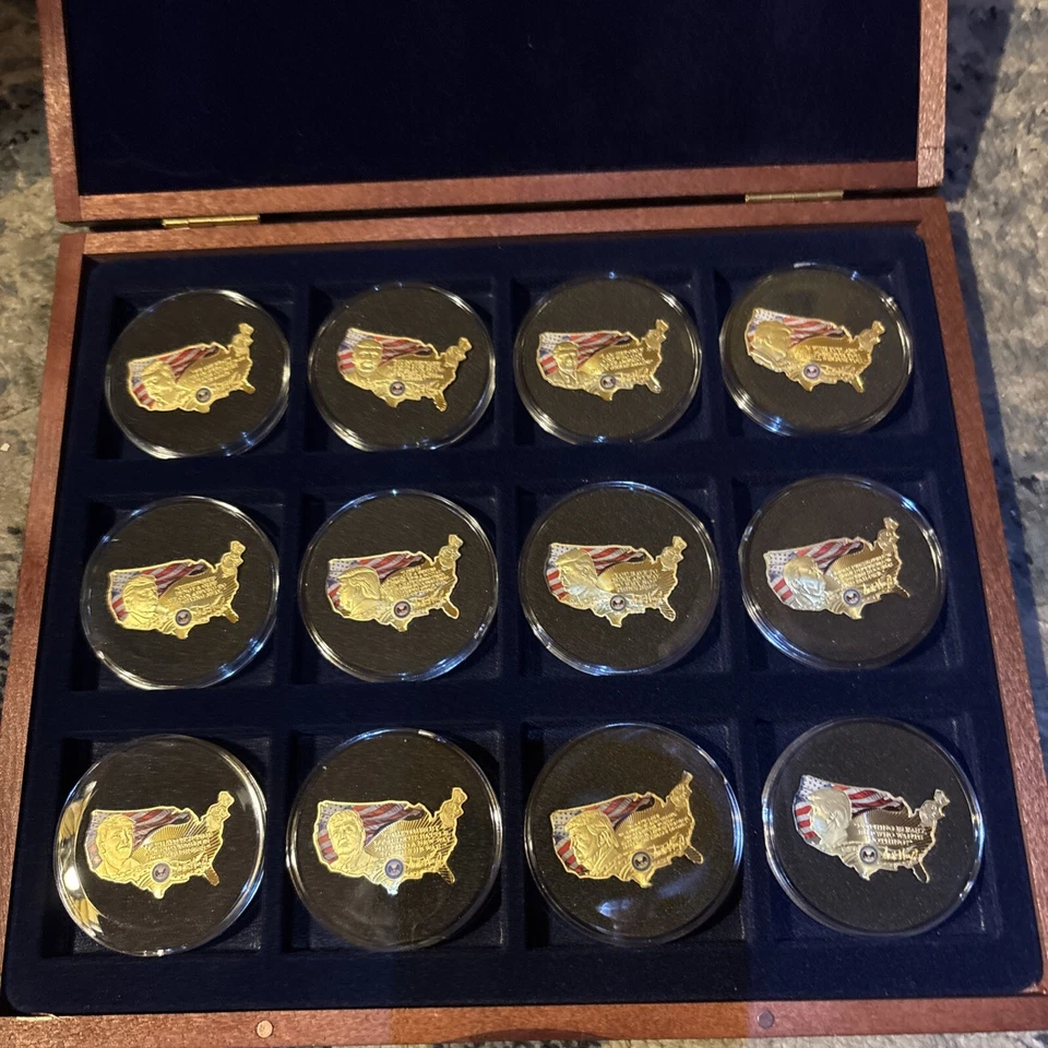 Cu,layered In 24k Gold With Pad-print ,Donald Trump Speeches - Image 4 of 4