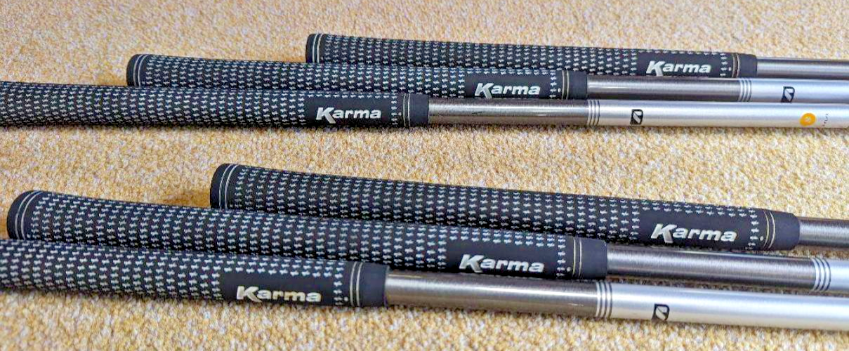 Scratch Golf Iron set 5PW SteelFiber i125 CW S Flex Shaft Karma Grip