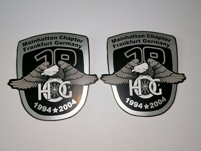 Harley Davidson HOG   Mainhattan Chapter  Frankfurt Germany  1994-2004   NEU 