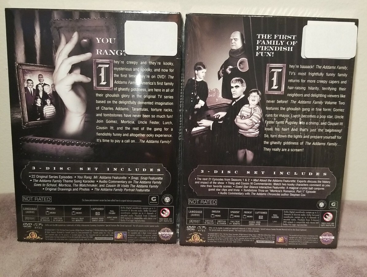 その他  Family [DVD] [Import] wwzq1cm NEW The Addams Family Volume 1 & 2, Season DVD collection