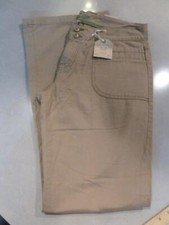 Aeropostale womans Low rise Flare Pants 11/12 L Golden Tan w 34 I 34