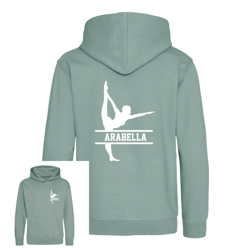 Sudadera con Capucha Personalizada Gimnasta Dance Niños - Nombre Personalizado Delantero y Trasero - Imagen 7 de 10