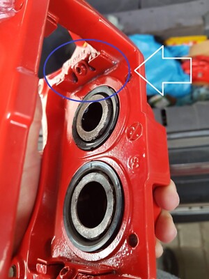 Subaru WRX STI Brembo Gold Front Caliper Plate Kit Front Rebuild