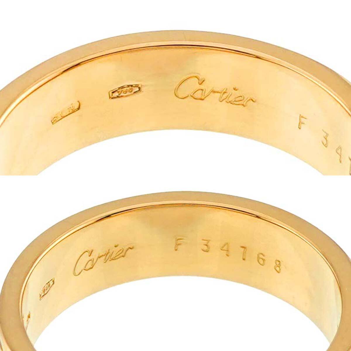 Cartier Love Ring 18K Yellow Gold 750 size57 7.5(US