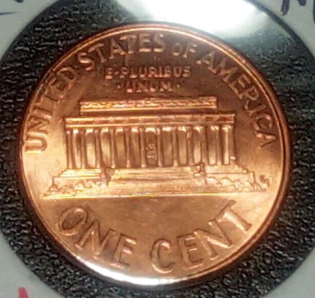 2001 DDR UNCIRCULATED Ic Lincoln Memorial 1 cent Penny Mint Error UNC - Image 3 of 4