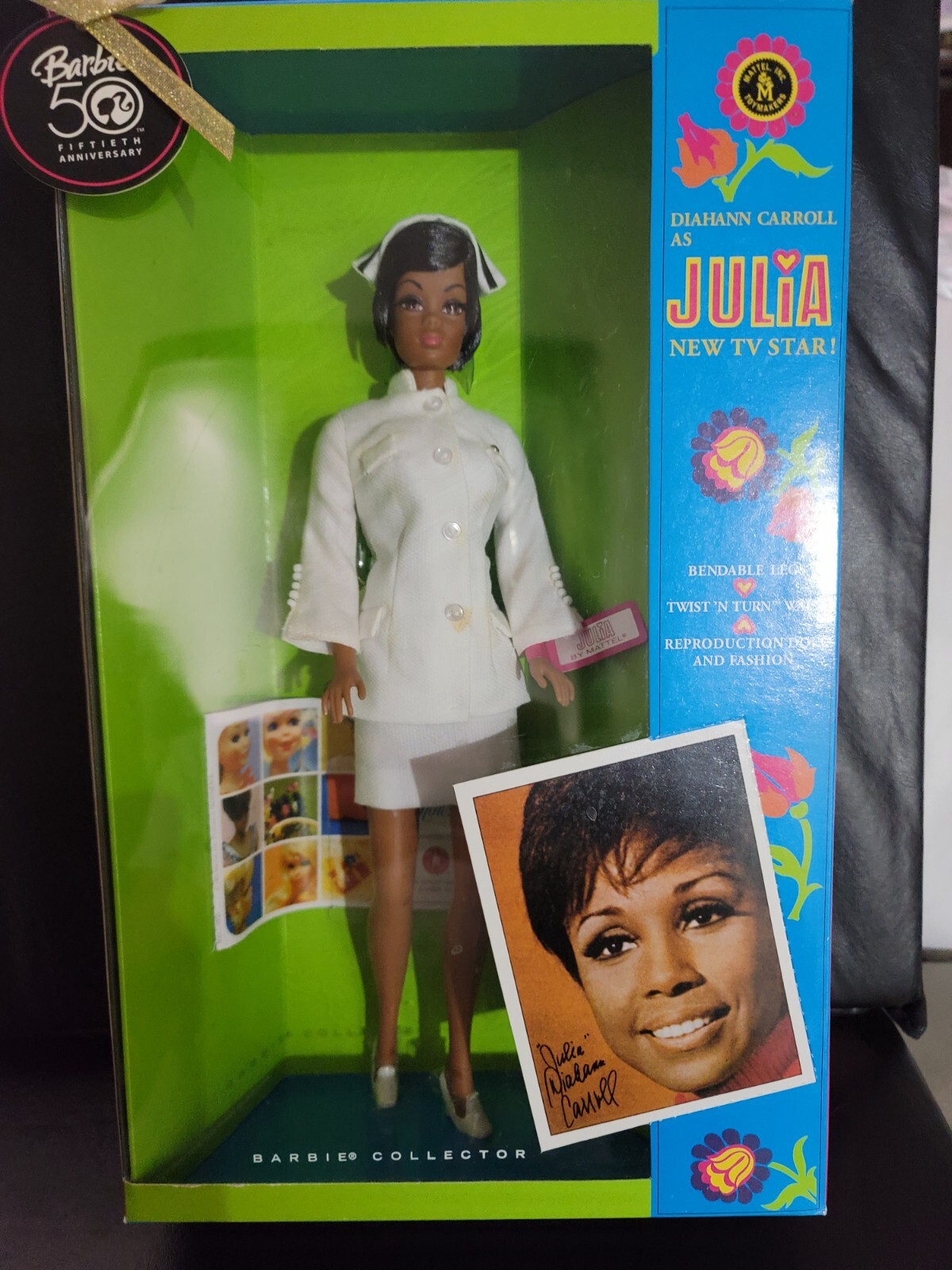 Barbie 50th Anniversary Julia Doll Nurse - TV 1968 Diahann Carroll NRFB