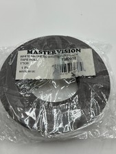 Mastervision Genuine FM2018 White Magnetic Write-On Wipe-Off Tape 1 x50 Roll