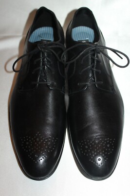 Rockport adidas Mens Size 12 Wingtip Oxford Black Leather Dress Shoes K62559 Rockport Fallo Wingtip Dress Oxford Black – 2BigFeet main image 4