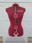 Kwik-Fit Adjustable Sewing Dress Form Female Mannequin Torso Only Sm-Med Vintage