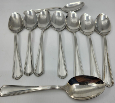 9 International Silver Co. Xll Plated International One Place Oval