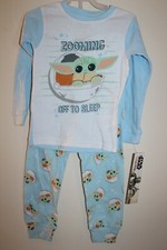 NWT Star Wars Baby Yoda Toddler Pajamas 2 piece PJ set Long sleeve top and Pants