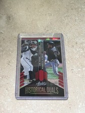 2022 Absolute Historical Duals Spectrum Red /99 Jim Thome Roberto Alomar HOF