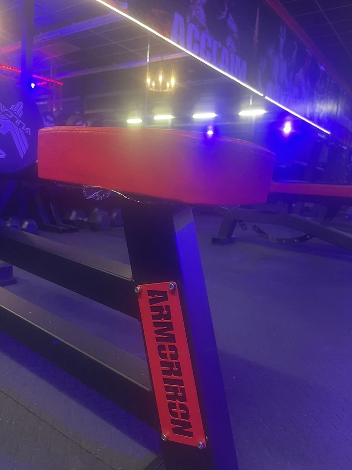 ARMADURA HIERRO UN BRAZO MARTILLO MANCUERNA FILA BANCO FUERZA COMERCIAL Placa Carga Foto 3 de 4