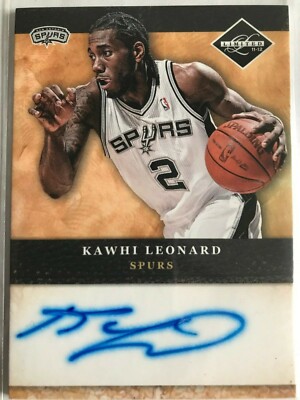 ??? Kawhi Leonard RC Rookie AUTO HARD SIGNED 2011-12 NBA 