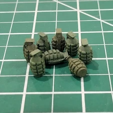 Custom 1:12 scale grenades 8 pack marvel legends