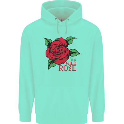 Im a Wild Rose Herren Hoodie 80% Baumwolle