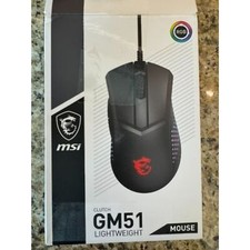 MSI CLUTCHGM41 Lightweight V2 Gaming USB RGB Adjustable 16000 DPI Gaming Mouse
