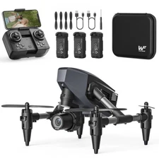 WeFone WF10 RC Drone with 1080P Camera Mini FPV Remote Control Drone 3 Batteries