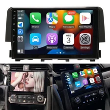For 2016-2018 Honda Civic Android 11 Car Radio Stereo GPS Navi Apple Carplay RDS